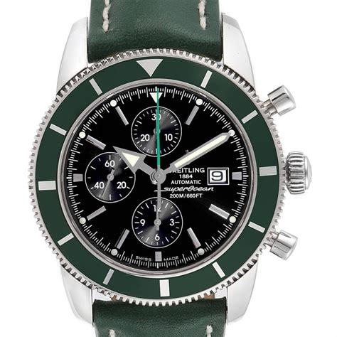 breitling superocean green bezel|breitling superocean tiffany blue.